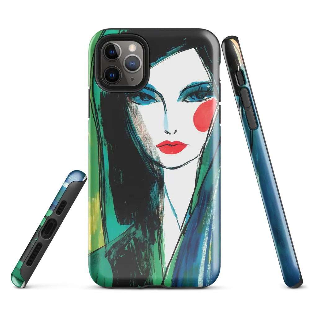 The Enigmatic Gaze | Phone Case |  11 Pro Max | Tough Case | Glossy