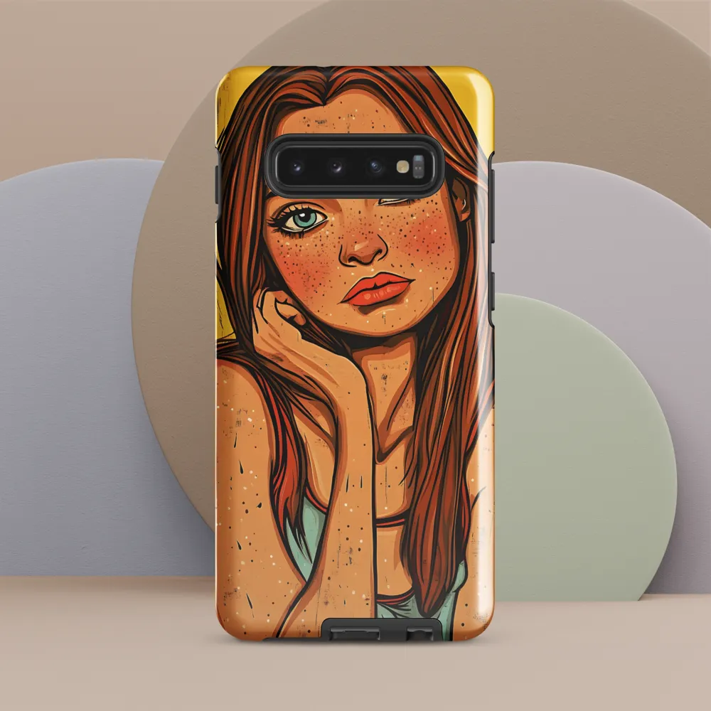 Contemplative Muse | Phone Case |  S10 Plus | Tough Case | Glossy