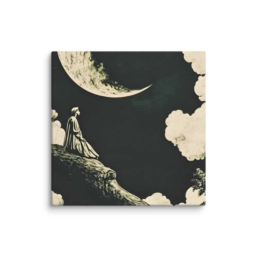 Whispers of the Moon | Canvas | 6″×6″