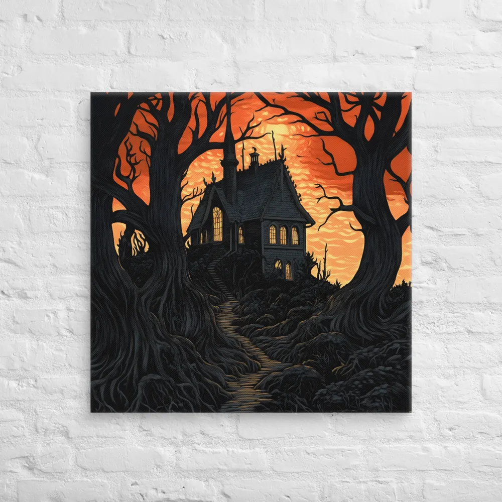 Whispers of the Enchanted House | Canvas | 30″×30″