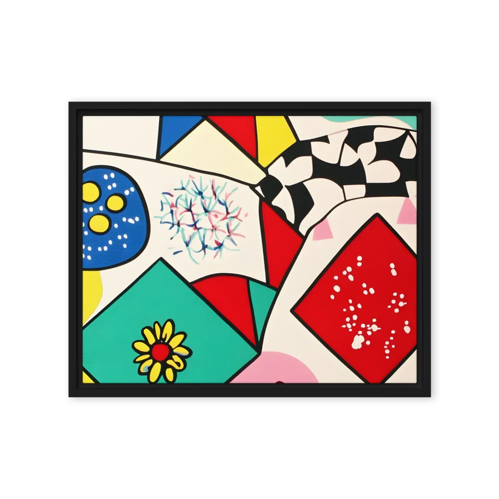 Joyful Geometry: A Playful Dance of Shapes and Colors