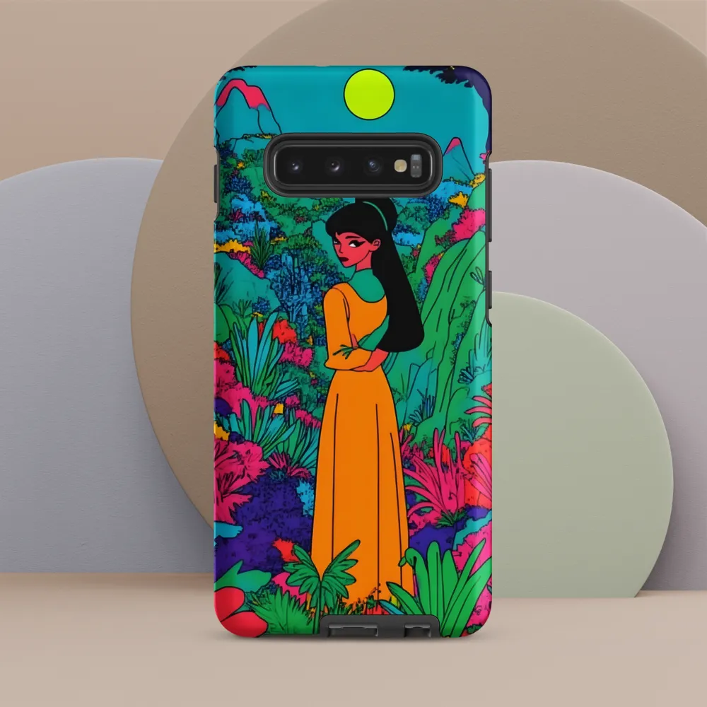 Ethereal Serenity in a Psychedelic Landscape