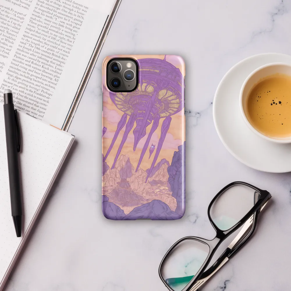 Elevated Serenity in a Futuristic Realm | Phone Case |  11 Pro Max | Snap Case | Glossy