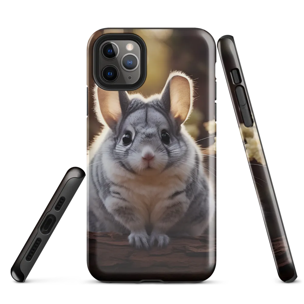 Curious Chinchilla in the Forest | Phone Case |  11 Pro Max | Tough Case | Glossy