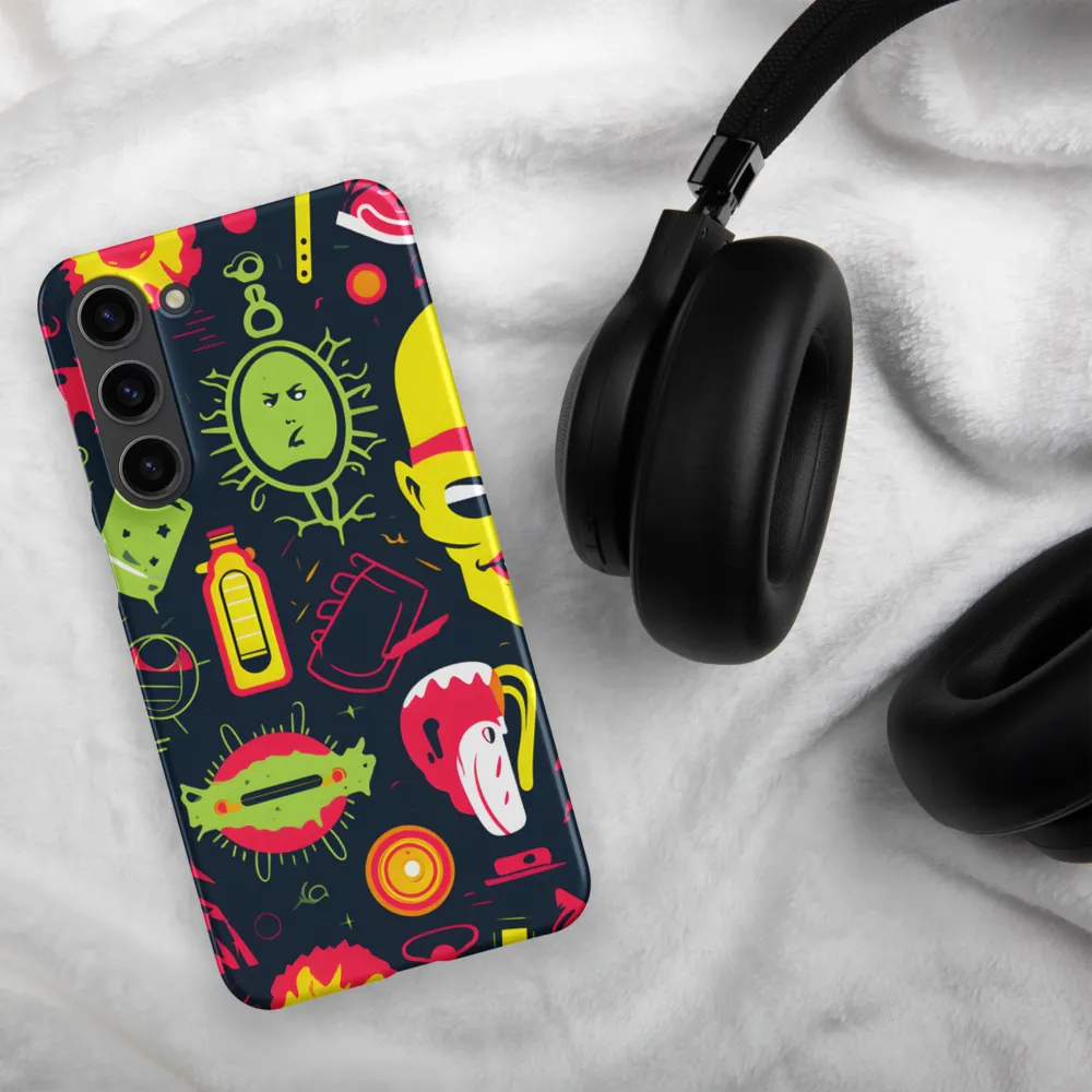 Neon Revelry: A Quirky Exploration of Modern Pop Art