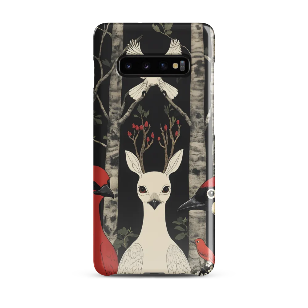 Whimsical Gathering: A Dance of Birds | Phone Case |  S10 Plus | Snap Case | Glossy