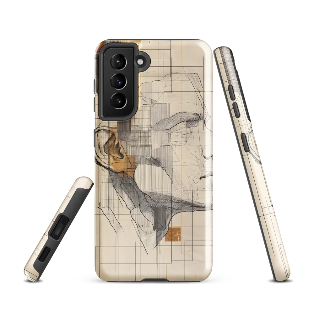 Geometric Reverie | Phone Case |  S21 | Tough Case | Glossy