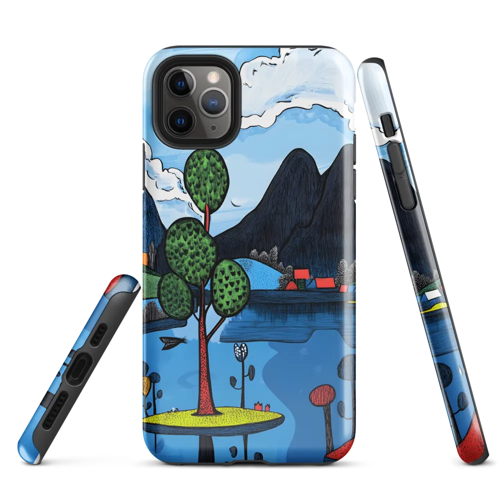 Whimsical Landscapes: A Play of Colors | Phone Case |  11 Pro Max | Tough Case | Glossy