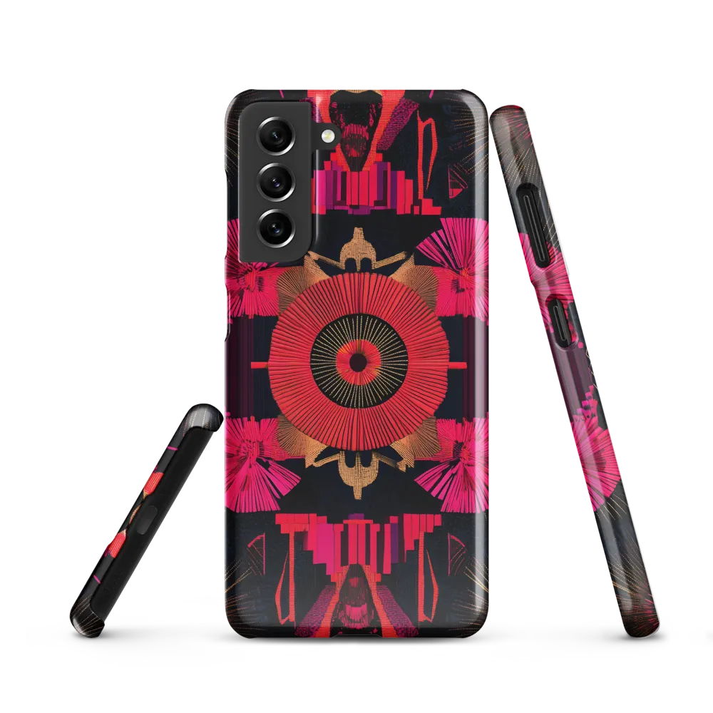 Dynamic Geometric Symphony | Phone Case |  S21 | Snap Case | Glossy