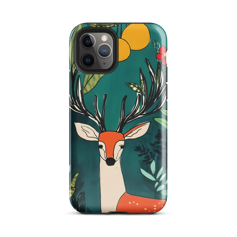 Nature's Embrace: The Majestic Deer | Phone Case |  11 Pro | Tough Case | Glossy
