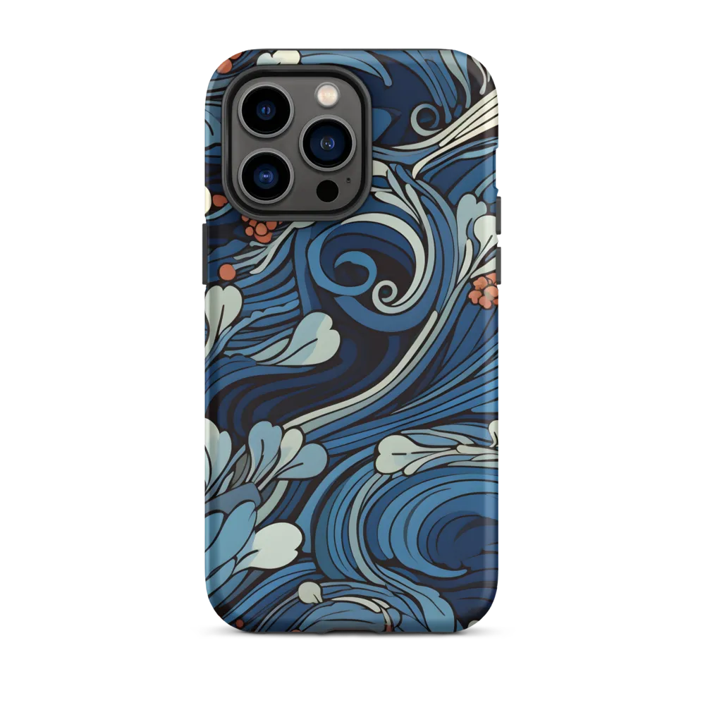 Nature's Elegance: An Oceanic Tapestry | Phone Case |  14 Pro Max | Tough Case | Matte
