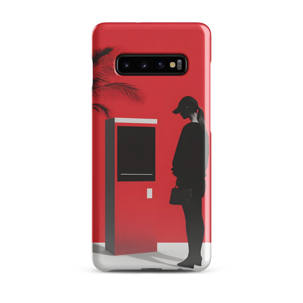 Contemplation in Red | Phone Case |  S10 Plus | Snap Case | Glossy