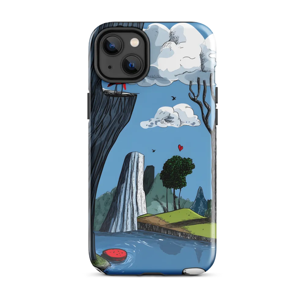 Whimsical Cliffside Reflections