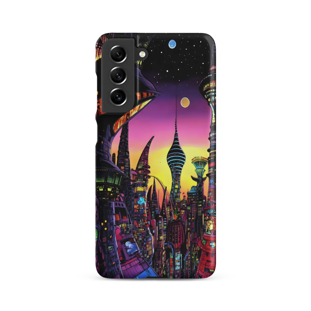 Futuristic Cityscape at Dusk
