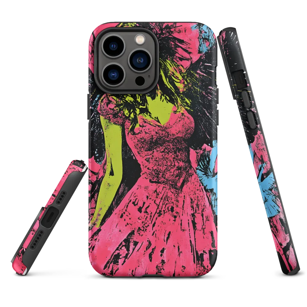 Mystical Angel in Neon Dreams