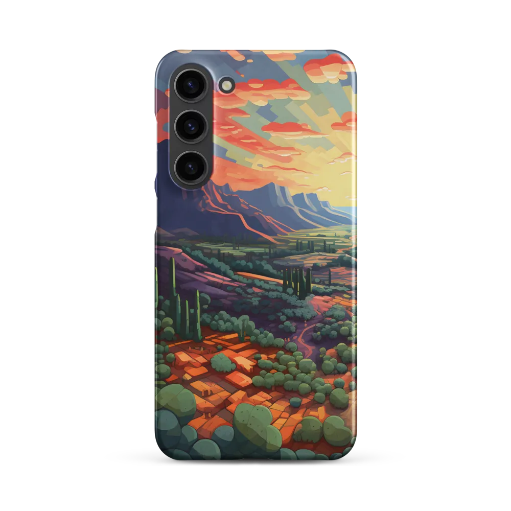 Desert Serenity at Dusk | Phone Case |  S23 Plus | Snap Case | Matte