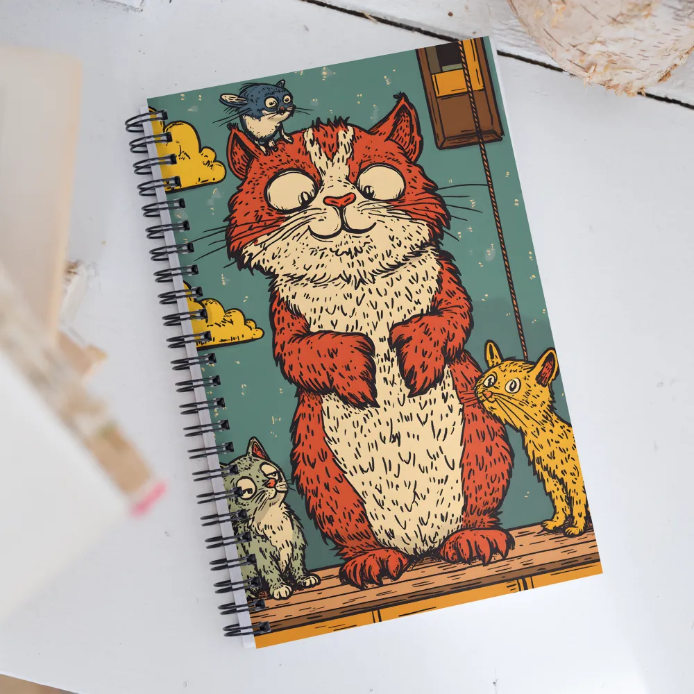 Playful Companions | Spiral Notebook