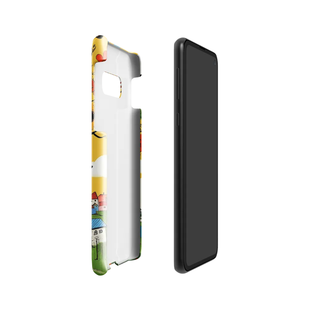 Whimsical Blooms of Life | Phone Case |  S10e | Snap Case | Glossy