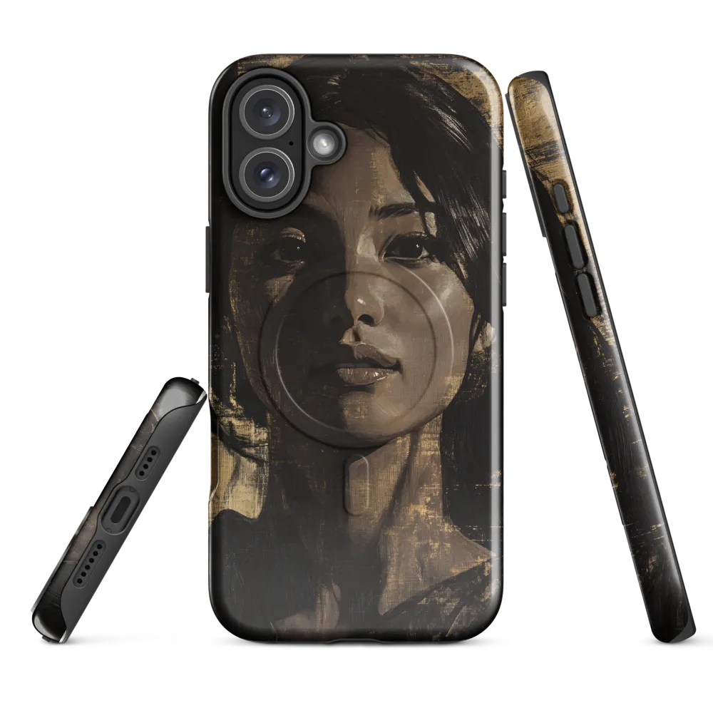 Golden Gaze: A Contemporary Portrait