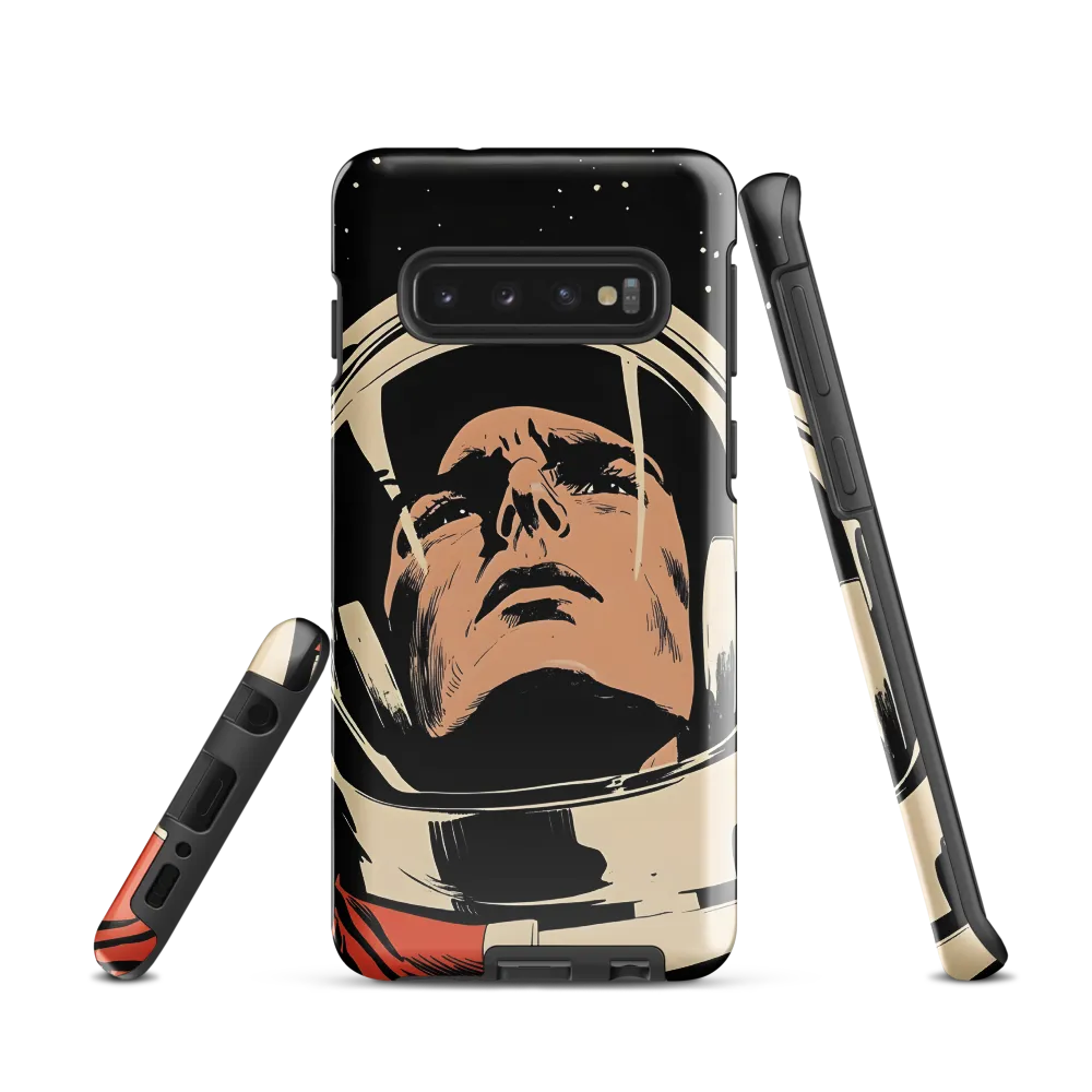 Gaze of the Astronaut | Phone Case |  S10 | Tough Case | Glossy