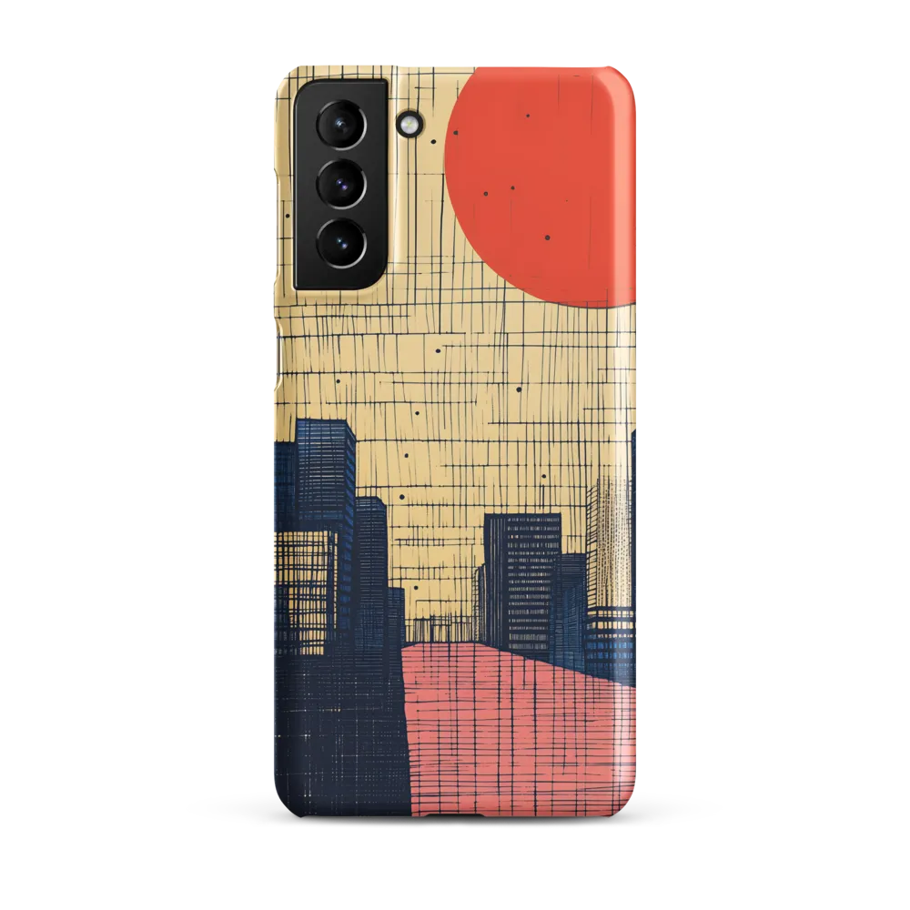 Urban Echoes: A Minimalist Cityscape
