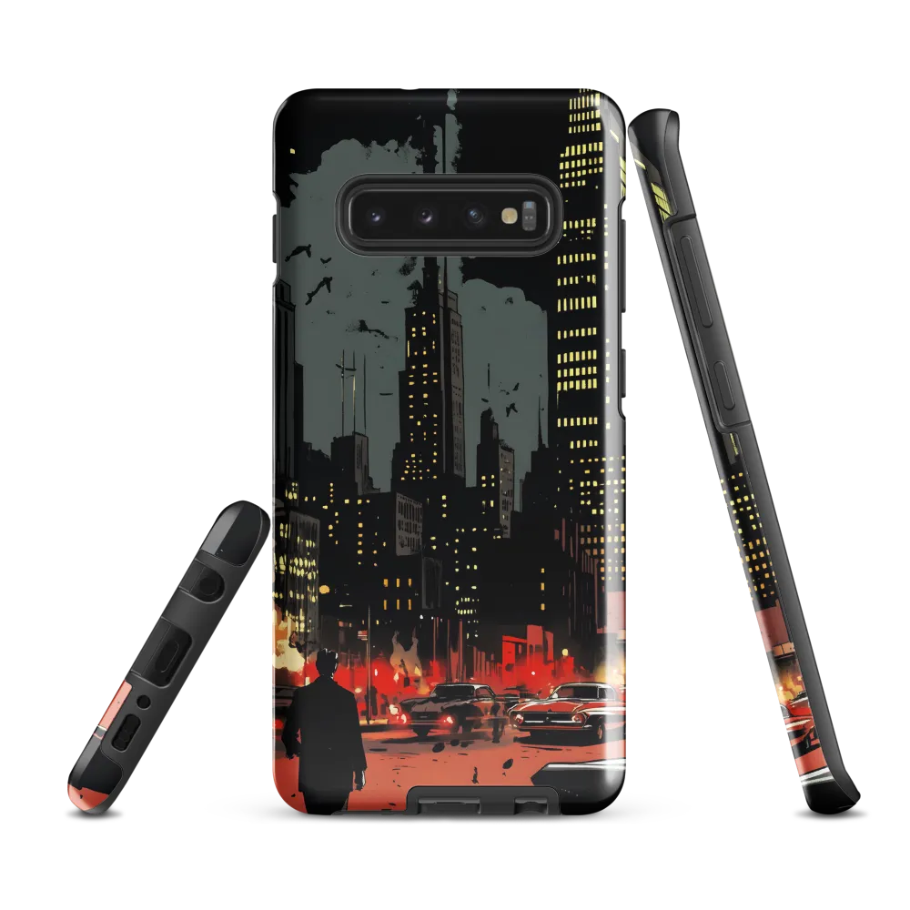 Urban Shadows: A Noir Night | Phone Case |  S10 Plus | Tough Case | Glossy