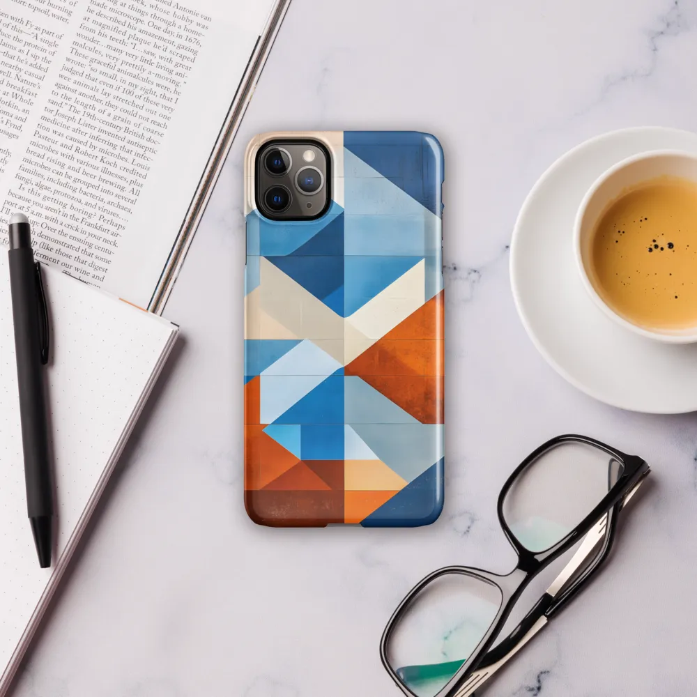 Geometric Harmony: A Vibrant Landscape | Phone Case |  11 Pro Max | Snap Case | Glossy