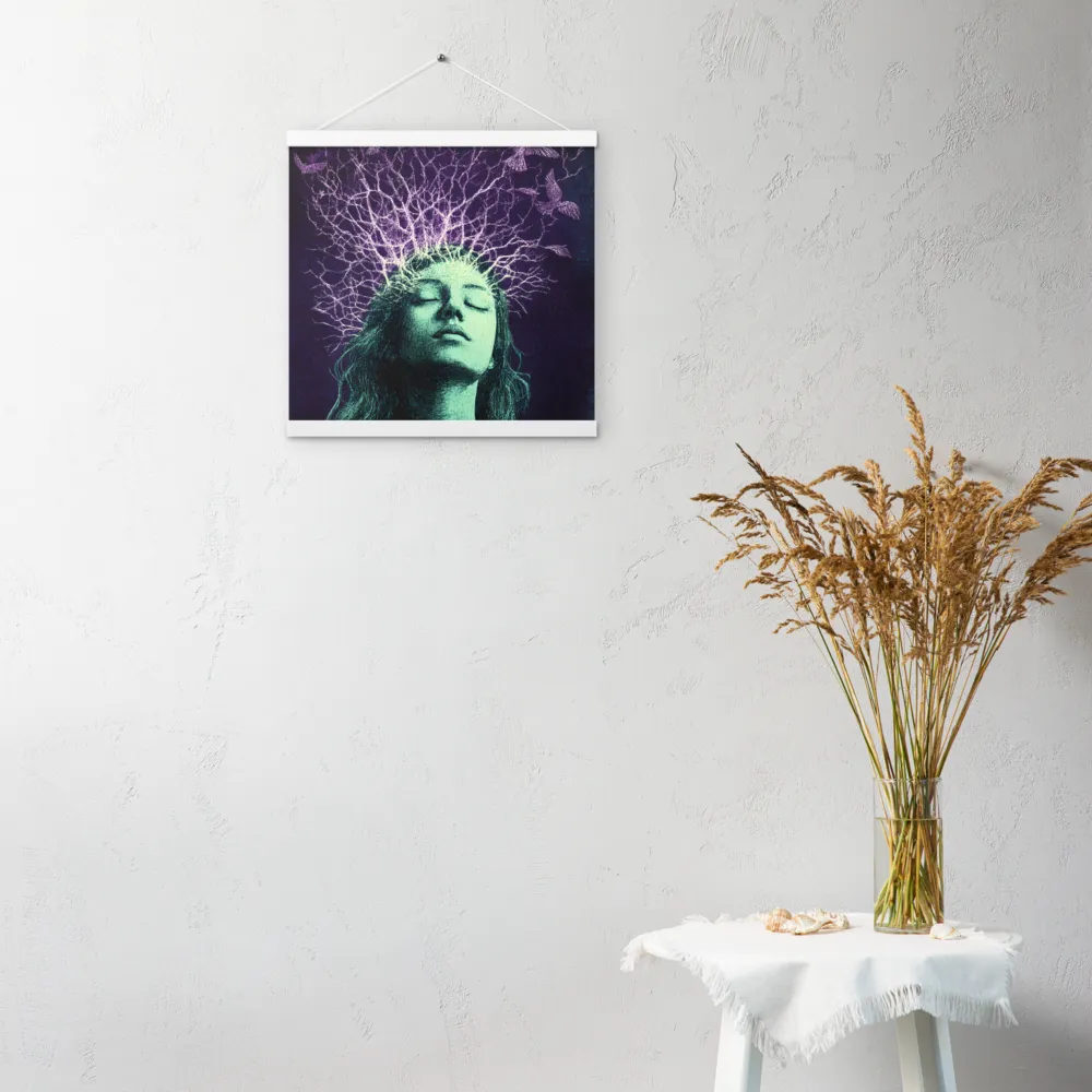 Whispers of Freedom | Poster With White Wood Hanger | 16″×16″