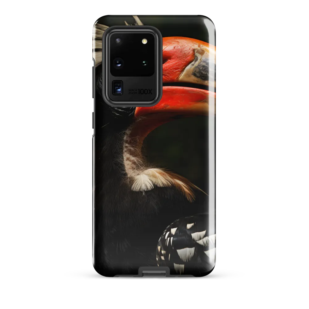 Majesty of the Hornbill | Phone Case |  S20 Ultra | Tough Case | Glossy