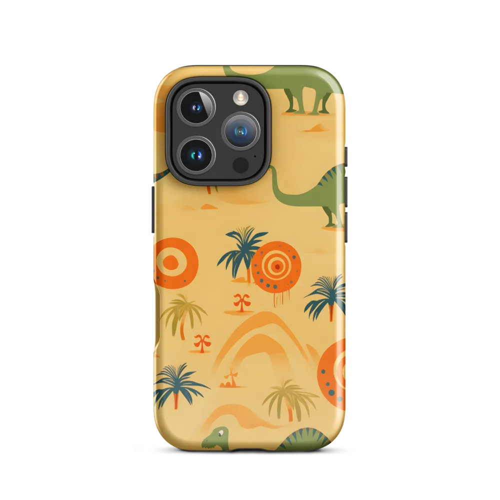 Prehistoric Playtime | Phone Case |  16 Pro | Tough Case | Glossy