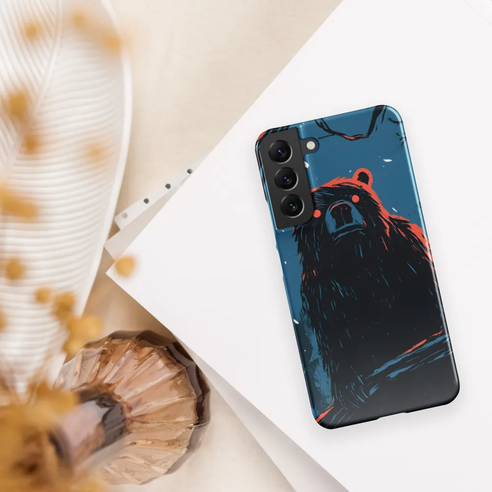 Eerie Majesty: A Bear in the Night