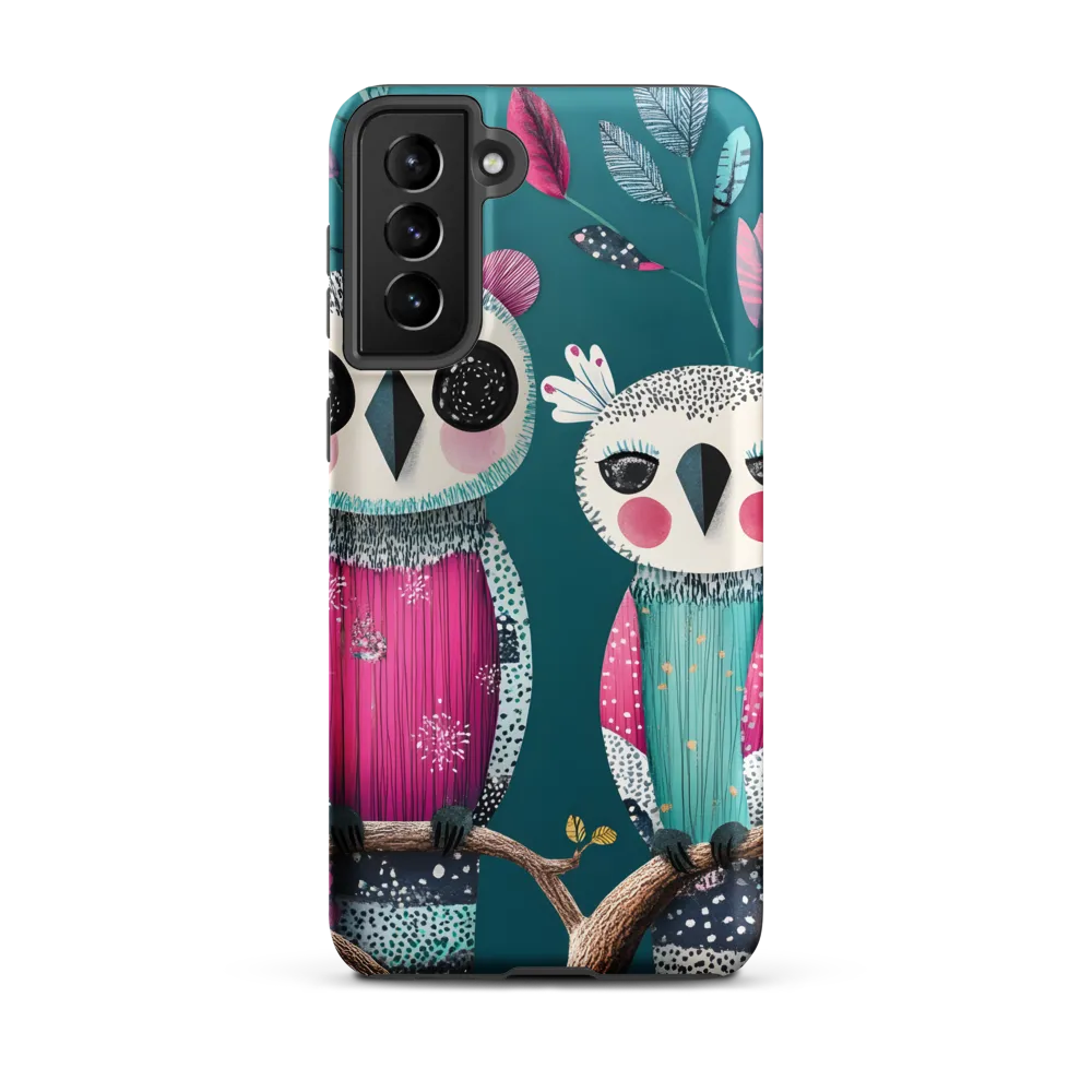Whimsical Duo: A Celebration of Nature and Color