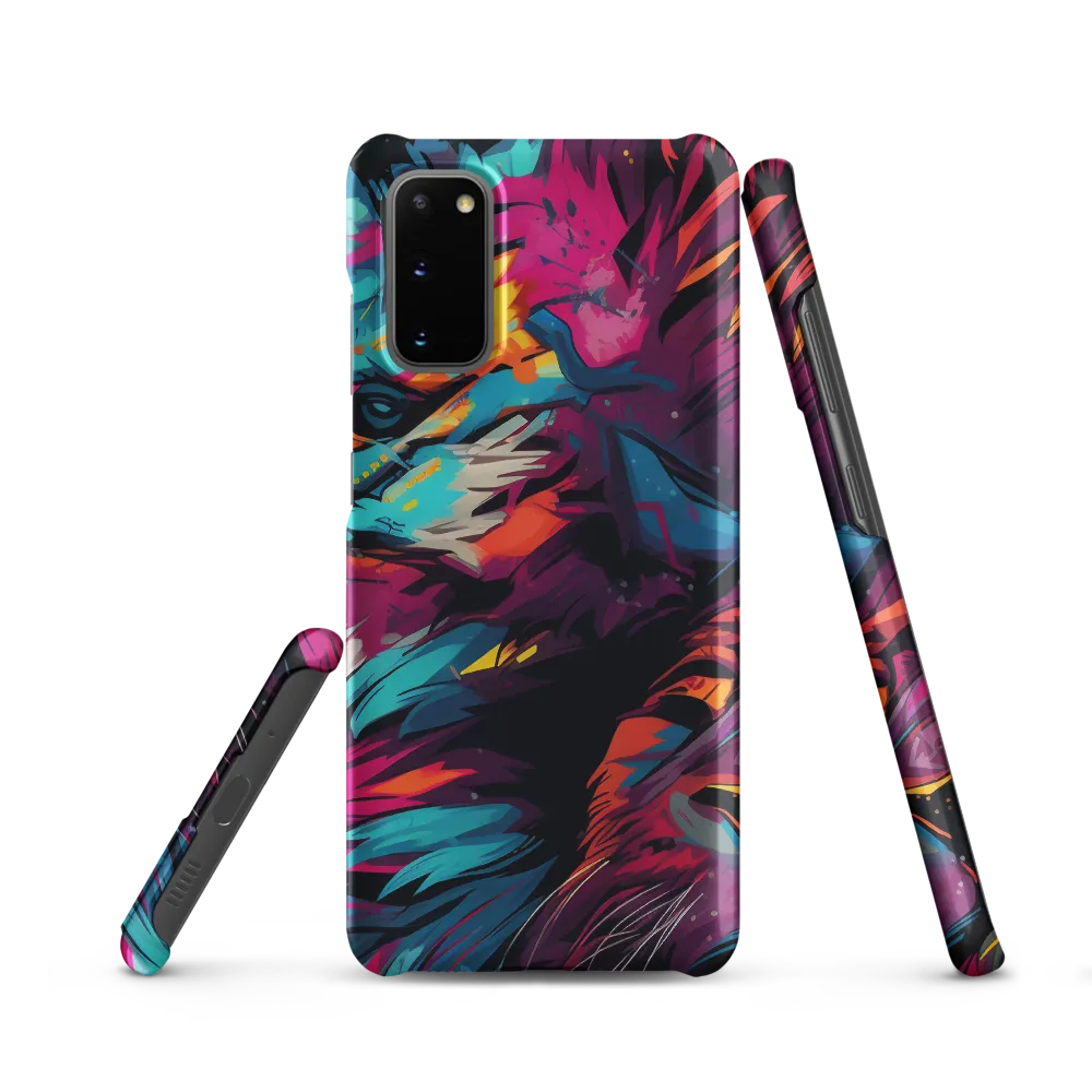 Vivid Majesty: The Modern Lion | Phone Case |  S20 | Snap Case | Matte