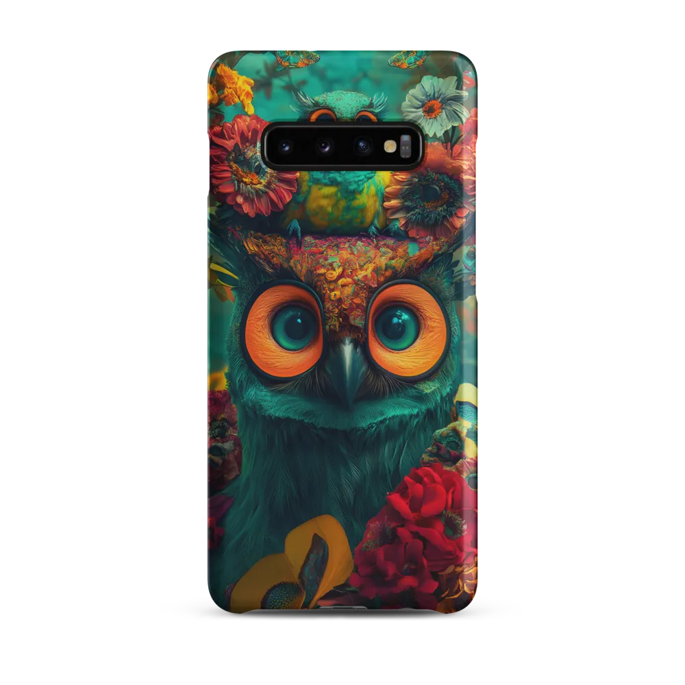 Majestic Harmony: The Floral Owl