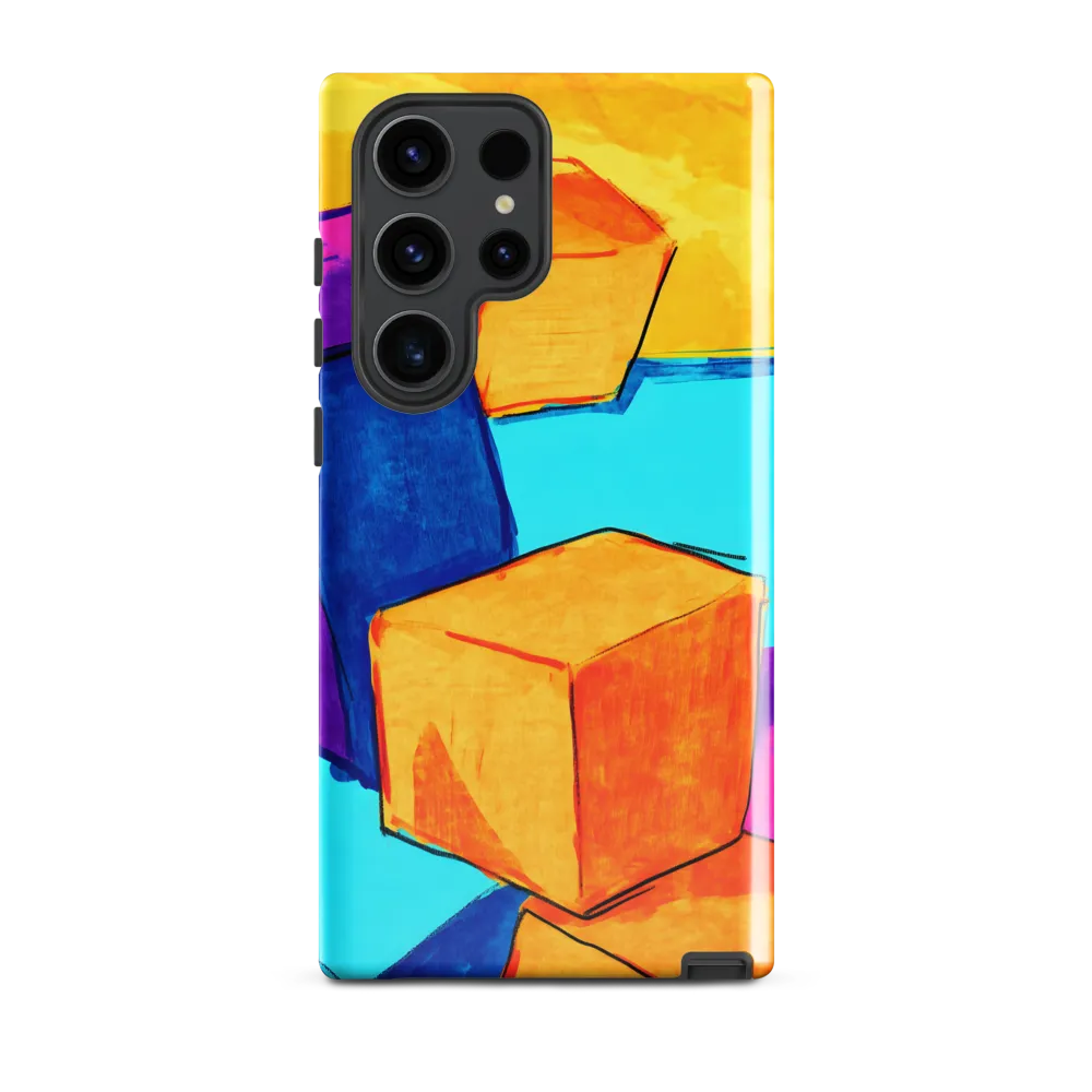Playful Cubes in Vibrant Harmony