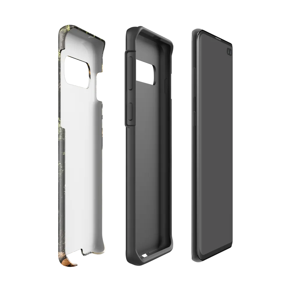 The Whispering Skull: A Surreal Encounter with Nature | Phone Case |  S10 | Tough Case | Glossy