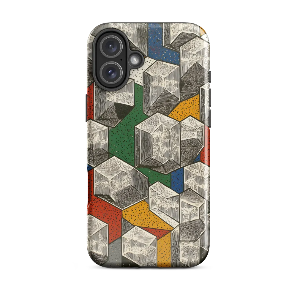 Cubic Dynamics | Phone Case |  16 Plus | Tough Case | Glossy
