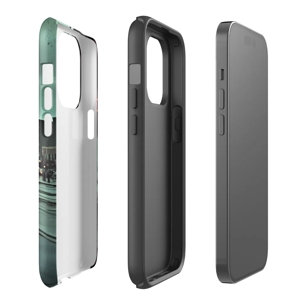 Reflective Moments in the Rain | Phone Case |  14 Pro | Tough Case | Matte