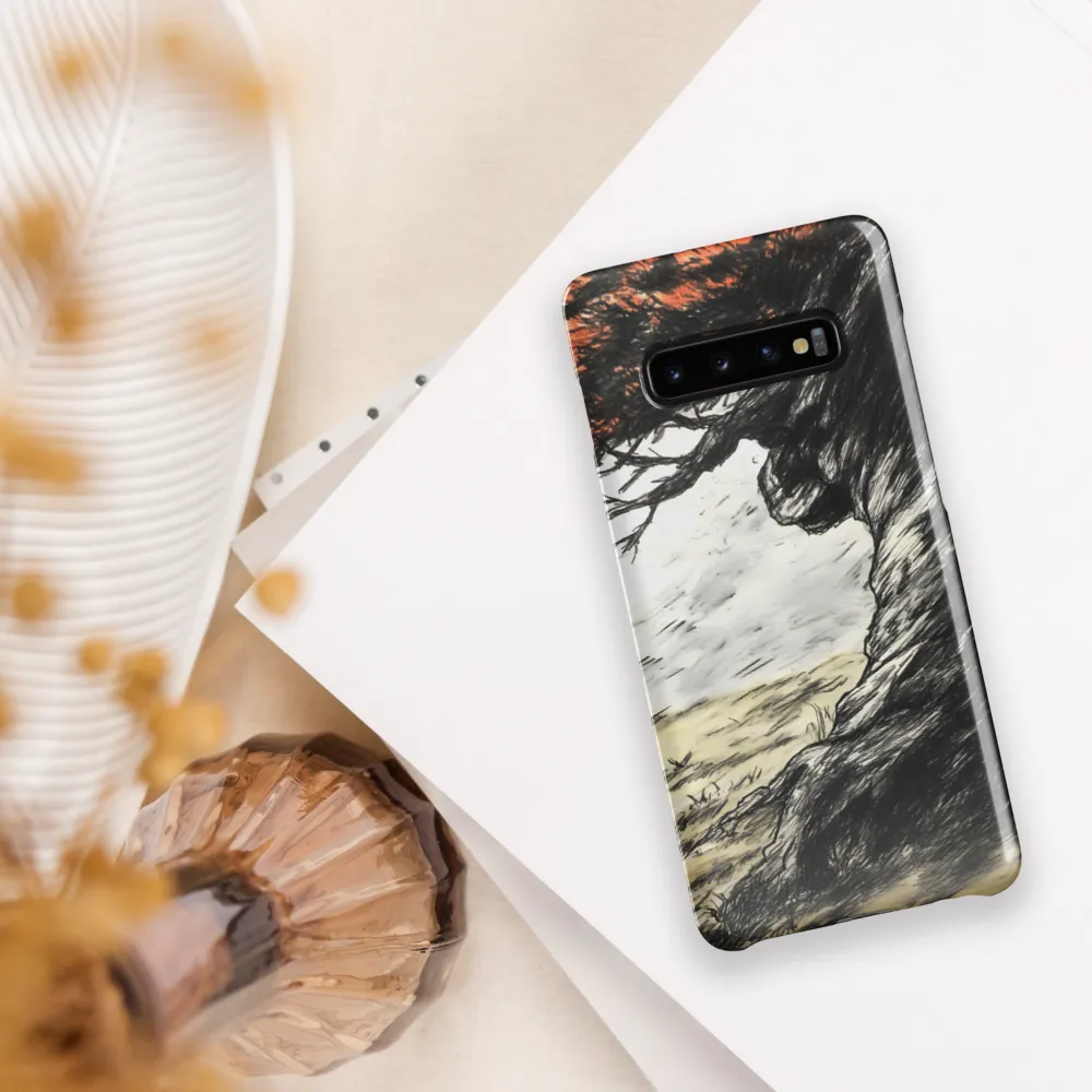 Whispers of Solitude | Phone Case |  S10 Plus | Snap Case | Glossy