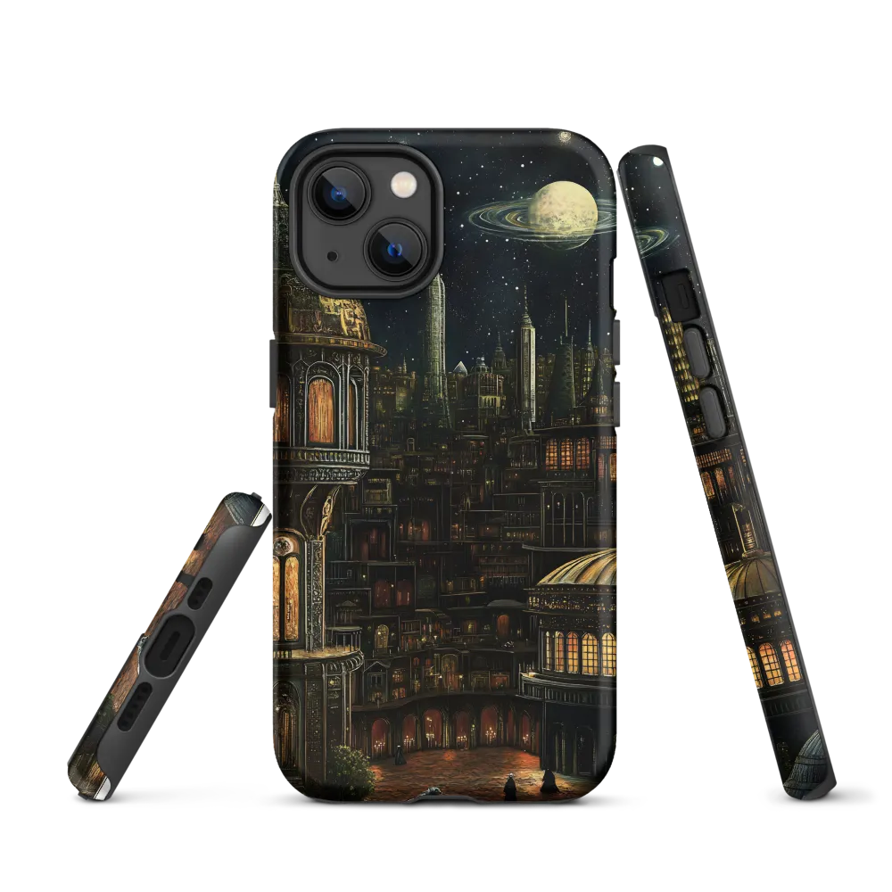 Celestial Enigma: A Surreal Cityscape