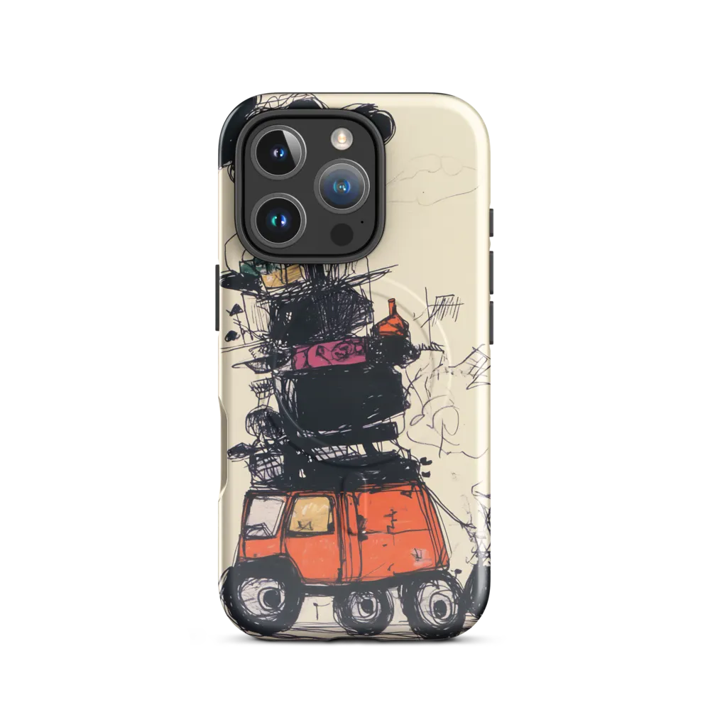 The Whimsical Hauler | Phone Case |  16 Pro | MagSafe® Tough Case | Glossy