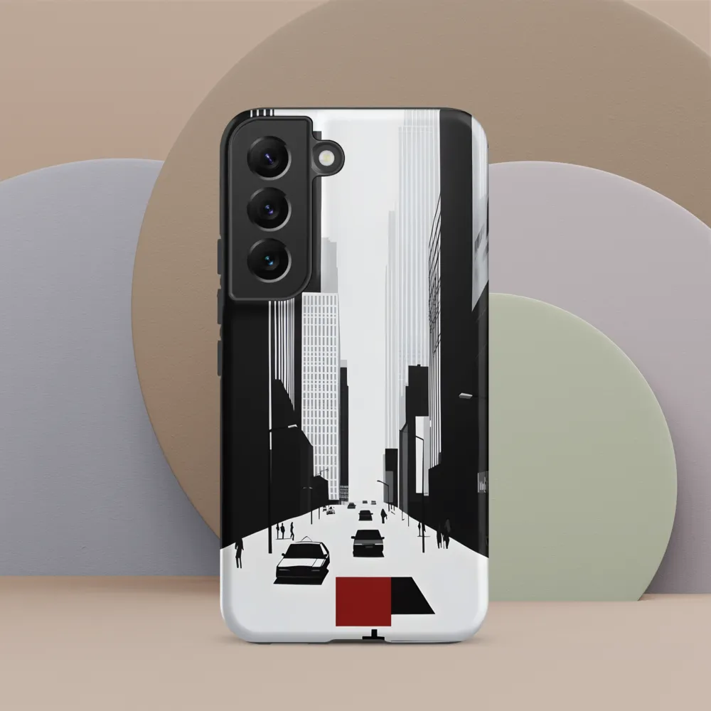 Urban Solitude: A Minimalistic Cityscape