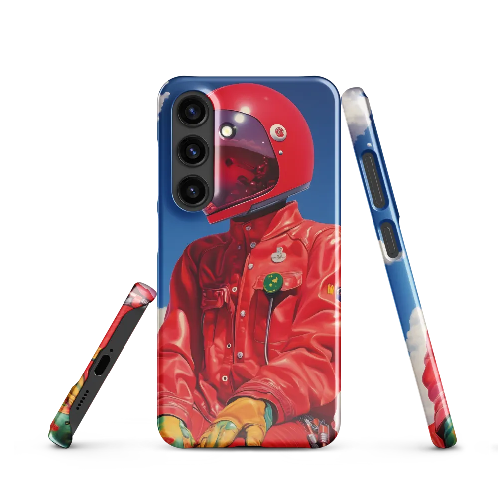 Astronaut in Crimson