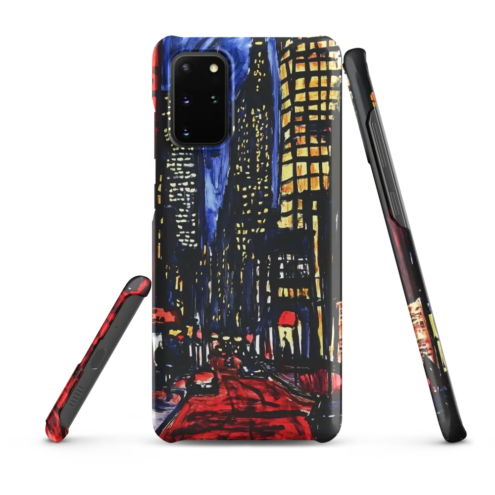 Midnight Avenue in Red and Blue