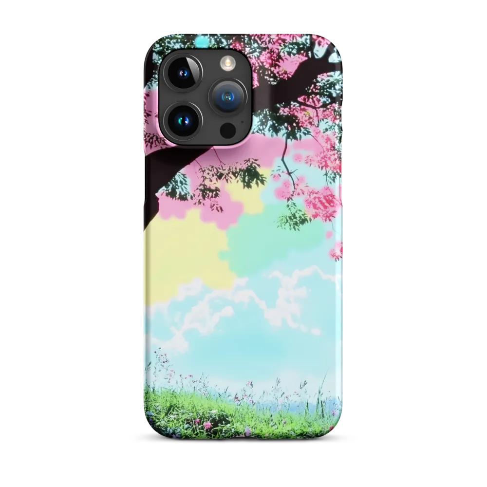 Pastel Dreams: A Surreal Tree Landscape