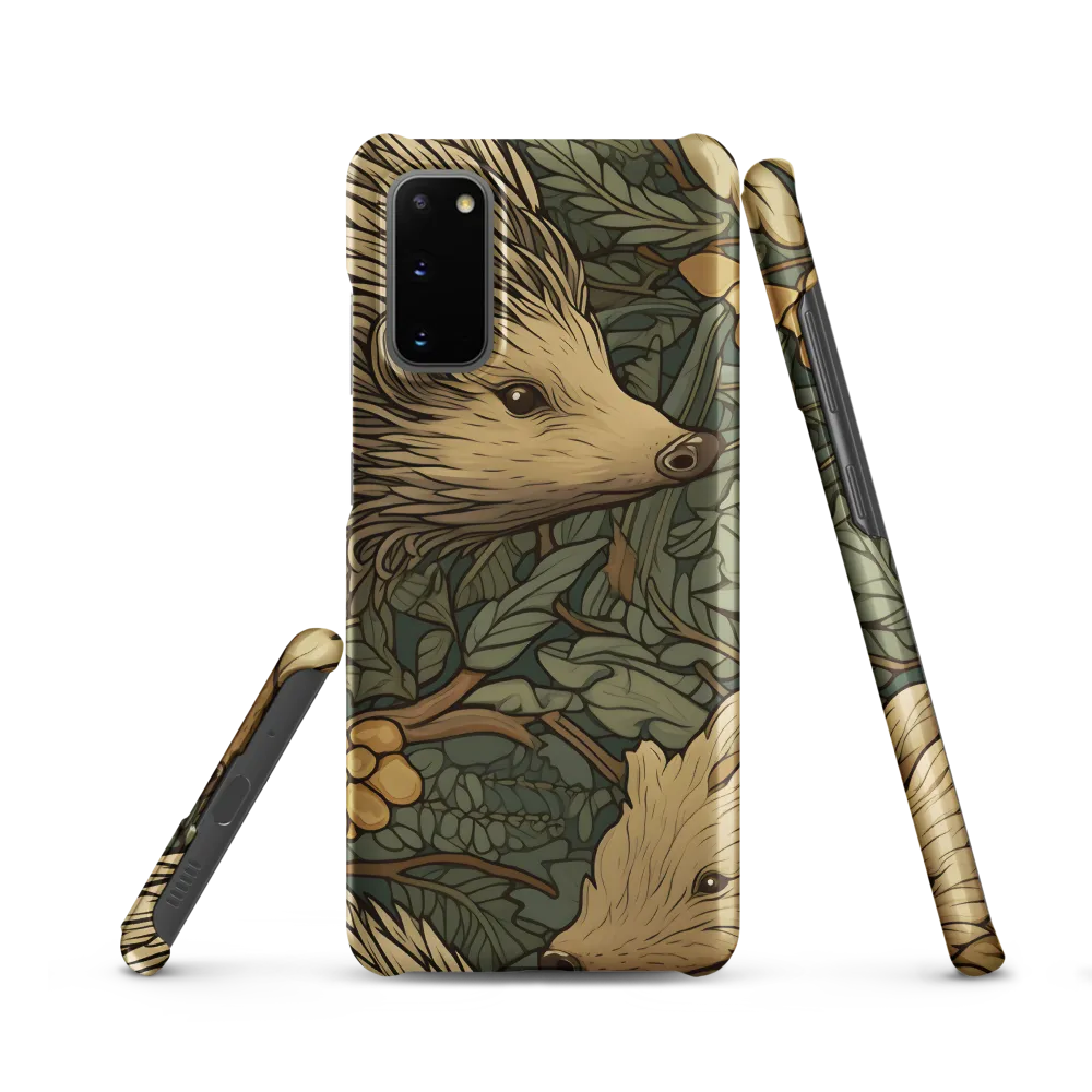 Whimsical Hedgehog Garden | Phone Case |  S20 | Snap Case | Matte
