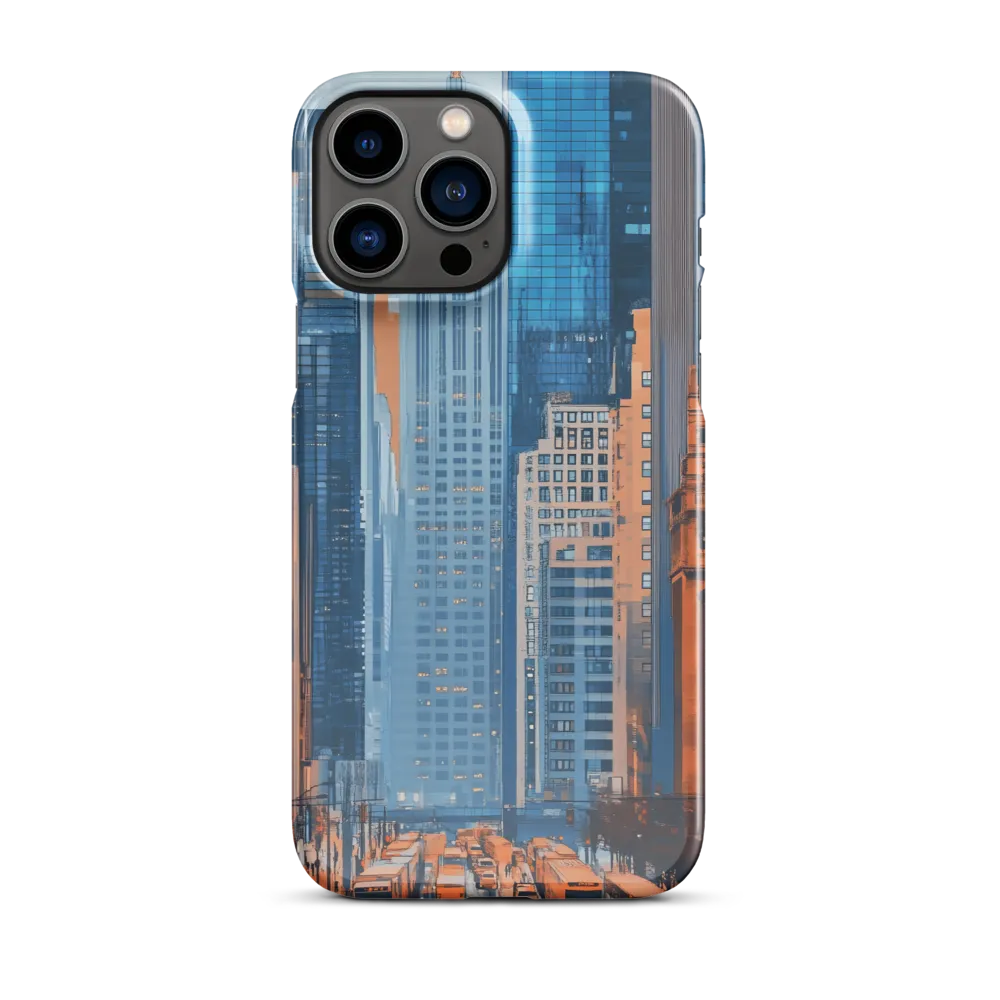 Urban Symphony in Blue and Orange