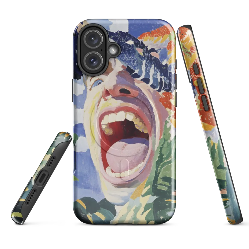 The Echo of Anguish | Phone Case |  16 Plus | MagSafe® Tough Case | Glossy