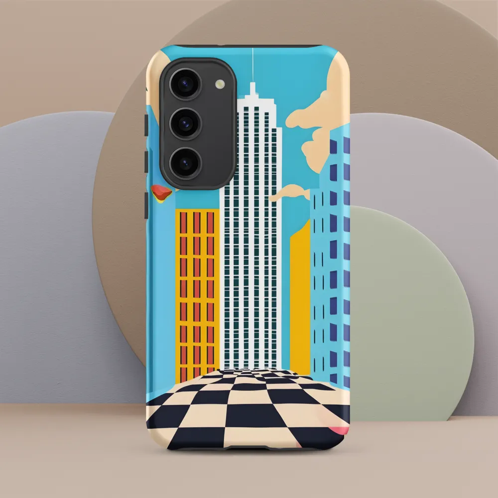 Vibrant Urban Dreamscape | Phone Case |  S23 Plus | Tough Case | Matte