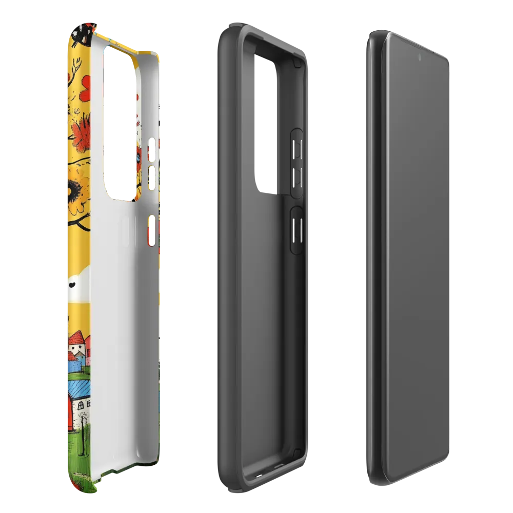Whimsical Blooms of Life | Phone Case |  S21 Ultra | Tough Case | Matte